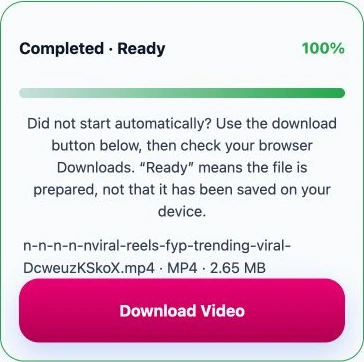 Download Instagram video
